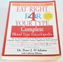 Eat Right for 4 Your Type: Complete Blood Type Encyclopedia - £5.52 GBP