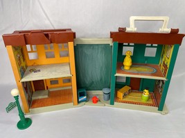 Vintage Fisher Price Sesame Street Play House Oscar Bert Big Bird - £23.52 GBP