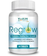 Vokin Biotech Regrow Hair Growth Hair Loss Supplement 60 Capsules Free Shipping - $21.99
