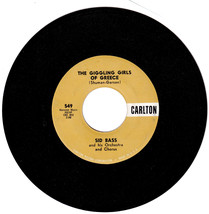 Sid Bass. The Giggling Girls of Greece /Funny Bone 45rpm record on Carlton Label - £8.17 GBP
