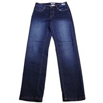 R1983 Roebuck &amp; Co Jeans Womens 6 Dark Blue Denim Casual Straight Leg - $25.62