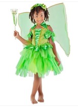 Teetot Boys Girls Green Fairy Leaf Costume Dress Wings Wand Headband Hal... - $1,201.53 MXN