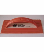 Marshalltown Nu-Pride Orange Plastic 3/16&quot; V Notched Trowel 9.5 in L x 4... - $109.85 MXN