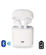 Color: White - Dual Chamber Wireless Bluetooth Earphones With Charging Box - $65.76