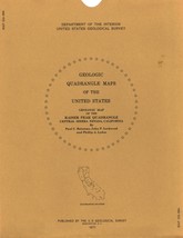 USGS Geologic Map: Kaiser Peak Quadrangle, Nevada, California - $12.89