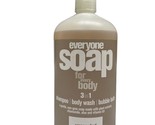 Everyone 3 in 1 Soap, Unscented, Shampoo Body Wash Bubble Bath 32 Fl Oz ... - $24.99