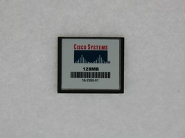 Cisco 128MB Cf Compact Flash Card 1841 2801 2811 2821 2851 3725 3745 Router-
... - £33.62 GBP