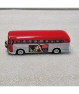 Vintage 2001 Hawthorne Village Christmas North Pole COCA-COLA BUS #79243A - £14.16 GBP