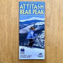2002-2003 ATTITASH BEAR PEAK Resort Brochure Ski Trail Map NEW HAMPSHIRE - £7.86 GBP