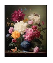 Art Giclee Oil Painting Flowers Painting-Flowers on Canvas - $8.59+