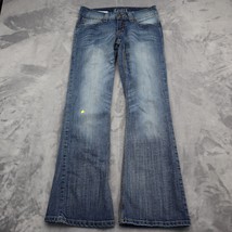Cruel Pants Womens 5R Blue Low Rise 5 Pocket Design Flare Leg Casual Jeans - £23.27 GBP