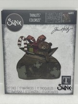 Sizzix Thinlits Tim Holtz Set 17 Dies Toyland Colorize Santa Christmas #... - £13.93 GBP