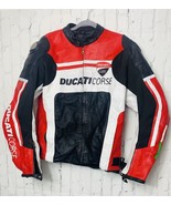 Mens Ducati Dainese Corse Perforated Leather Motorcycle Jacket XXL - £171.93 GBP