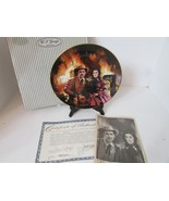 GONE WITH THE WIND BURNING OF ATLANTA 7353 GOLDEN ANNIV. PLATE WL GEORGE... - €14,39 EUR