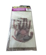 3D BLOODY HANDS 2 PER PACK NEW BY FUN WORLD HALLOWEEN DECOR FOR GLASS OR... - £3.95 GBP