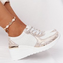 Women Shoes Women&#39;s Casual Shoes Model 1 BeigeGold 35 - £18.34 GBP