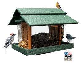 CLASSIC DELUXE BIRD FEEDER - Large 10 lbs Seed, Peanut &amp; Suet Holder - $251.99