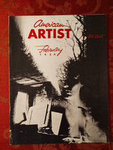 American Artist February 1954 Val Telberg Dame Laura Knight Chen Chi John Kenny - £12.52 GBP