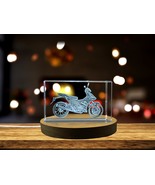 LED Base included | Engraved Crystal Underbone Motorcycle Model - Urban ... - $25.99+