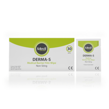 Medi Derma-S Non-Sting Barrier Wipes x 30 - $988.58 MXN