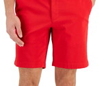 Club Room Men&#39;s Regular-Fit 9&quot; 4-Way Stretch Shorts in Fire Red-42 - $21.99