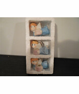 3 angel clips, ceramic angels, angel candle holders, Christmas Angels, a... - $27.44 CAD