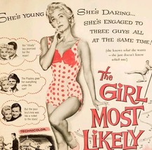 1958 Girl Most Likely Movie Jane Powell Advertisement Film Musical HM2T - $24.99
