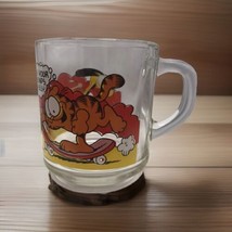 Vintage McDonald&#39;s Garfield Mug Odie Skateboarding Drinking Glass - £5.74 GBP