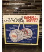 VINTAGE RARE!! KOOL TOTE Inflatable Carry-All Cooler 14 quarts, strap zi... - £15.57 GBP