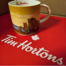 Tim Hortons 60th Anniversary Travel Collection New Brunswick Coffee Mug 2024 NEW - $34.87