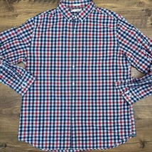 Hawker Rye Slim Button-Up Shirt Men&#39;s Size XXL Tall Long Sleeve Plaid Co... - £13.55 GBP