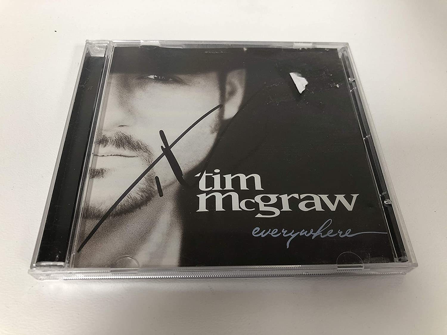 Tim McGraw Signed Autographed &quot;Everywhere&quot; Music CD - COA Matching Holog... - $79.99