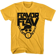 Flavor Flav Cap Chain Shades Men&#39;s T Shirt Logo Rap Hip-Hop Legend Concert Tour - £20.96 GBP+