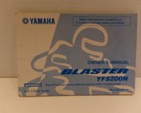 Yamaha Blaster YFS200N Owner&#39;s Manual LIT-11626-14-09 - $31.49