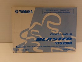 Yamaha Blaster YFS200N Owner&#39;s Manual LIT-11626-14-09 - $31.49