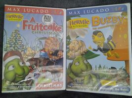2 Max Lucado Hermie & Friends DVDs  A Fruitcake Christmas, Buzby Misbehaving Bee - $17.59