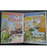 2 Max Lucado Hermie &amp; Friends DVDs  A Fruitcake Christmas, Buzby Misbeha... - $24.63 CAD