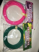1Pink 1green 20 feet each pack Safety fuse,cannon , fireworks,Visco,hobb... - $260.77 MXN