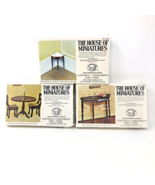 Lot Of 3 The House of Miniatures Wooden Dollhouse Kits Hepplewhite Vario... - £20.10 GBP