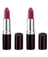 (2 Pack) NEW Rimmel Lasting Finish Lipstick Amethyst Shimmer 0.14 Ounces - $20.49 CAD