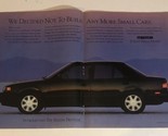 1989 Mazda 323 Protege Vintage Print Ad 2 Page Advertisement pa16 - $8.88