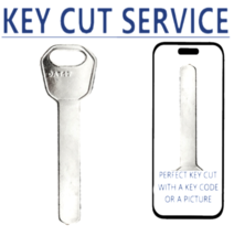 KEY CUT SERVICE + Subaru DAT17 High Security Test Key Blade - $21.99