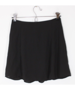 Sunday Best Aritzia 0 Black Poly Chiffon Flounce Mini Skirt - £20.16 GBP