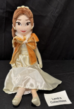 Disney Store Belle Beauty &amp; the Beast Plush Doll in Winter Cape 19&quot; stuf... - £38.12 GBP