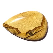 20.46 Carats TCW 100% Natural Beautiful Picture Jasper Pear Cabochon Gem By DVG - £10.95 GBP