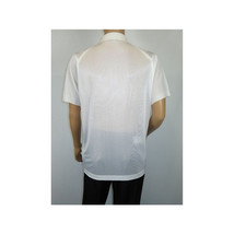 Mens Polo Shirt Slinky Sheer Short Sleeves Soft Touch Stacy Adams 57006 White image 5