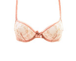 L&#39;AGENT BY AGENT PROVOCATEUR Womens Bra Lace Elegant Beige/Gold Size 32B - £23.00 GBP