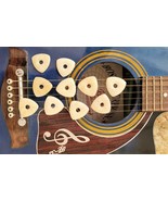 10 Rare &amp; Real Camel Bone Handcrafted Guitar picks plectrums Guitar Play... - £21.97 GBP