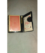 Vintage Playing Cards Holder Set-  Pocket-Sized Game Set - £7.86 GBP