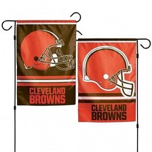 Cleveland Browns Flag 12x18 Garden Style 2 Sided - $818.08 MXN